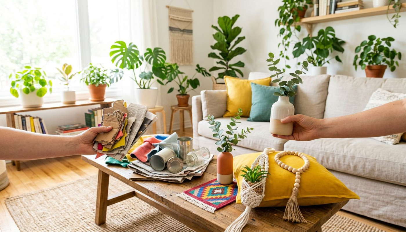 Recycler ou acheter : qui gagne le match de la créativité déco ?